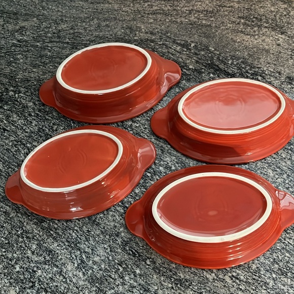 Fiesta Oval Casserole Dishes-Set of 4 EUC - Picture 3 of 5